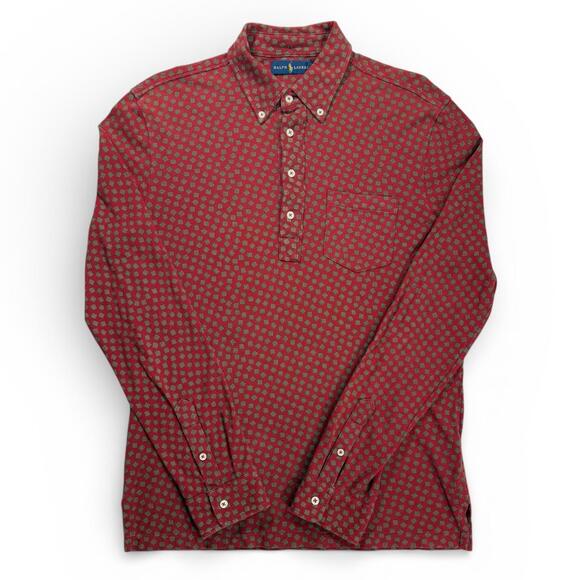 Ralph Lauren Other - Vintage Ralph Lauren Long Sleeve Burgundy  Button Down Shirt Size M